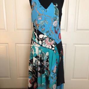 Floral Asymmetrical Dress